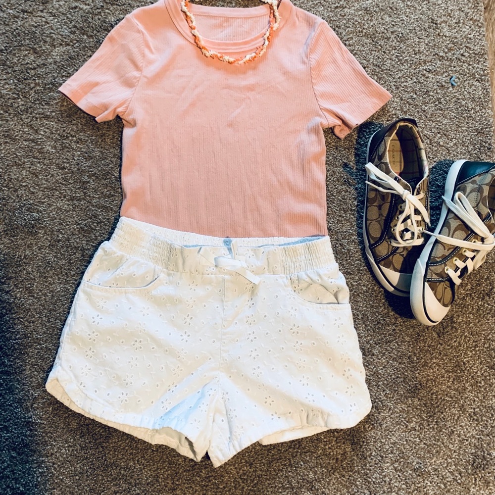 Cherokee Crochet Cotton Shorts | size XL
